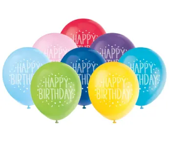 HAPPY BIRTHDAY BALLLOONS 4 PCS